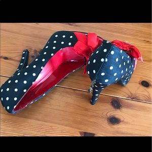 PENTHOUSE Shoes - PENTHOUSE PAIGE SATIN POLKA DOT PUMP PENTHOUSE Shoes - PENTHOUSE PAIGE SATIN POLKA DOT PUMP